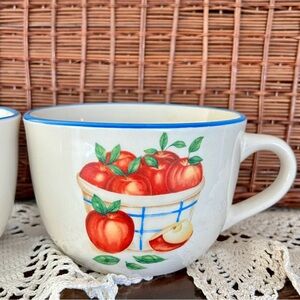 Large Apple Coffee Mug or Soup Bowl Vintage